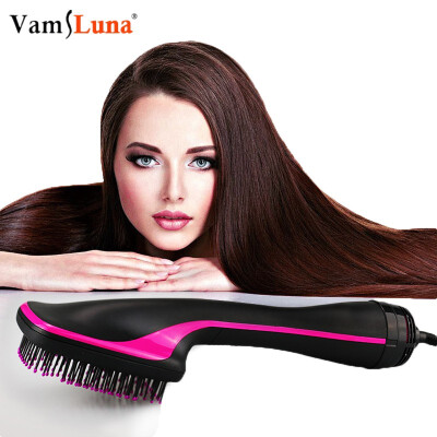 

Electric Hair Straightener Paddle Brush & Hot Air Dryer Styler Eliminate Frizzing Tangled Hair - Escova De Cabelo Eletrica