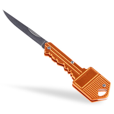 

Foldable Key-shaped Chain Knife Tool for Camping