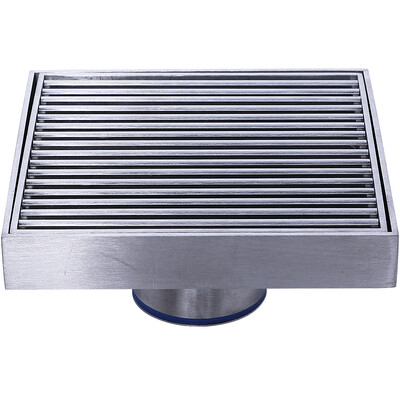 

CVBAB shower floor drain deodorant floor drain weight refurbishment automatic sealed rectangular shower room floor drain long thickening personality floor drain wire drawing 1010CV3410