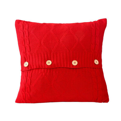

UpperX Knitted Decorative Pillow Case Cushion Cover Cable Knitting Patterns Square Warm Throw Pillow Covers