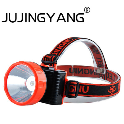 

LED Headlamp Strong Light Headlamp Lithium Battery Charging Super-bright 3W Night Fishing Lamp Yellow Light Fishing Lamp Outdoor