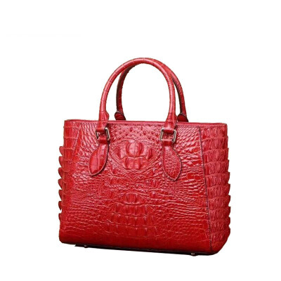 

SUWERER 2019 New Real Cowhide Crocodile pattern Embossing women luxury handbags women bags designer Genuine Leather bag