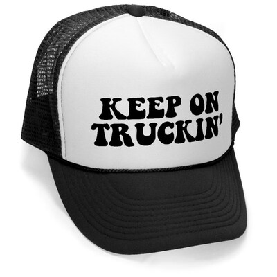 

Megashirtz - Keep On Truckin - Retro Vintage Style Trucker Hat Cap