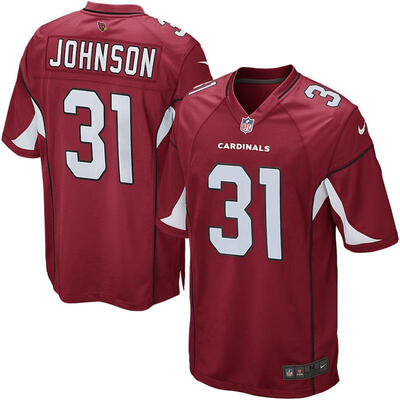 

Mens Football Arizona Cardinals David Johnson 31 Red Game Football Jersey