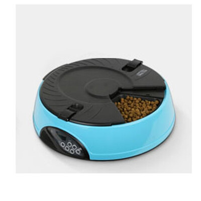 

Upgraded 6 Meals LCD Automatic Pet Feeder Dog Automatic Feeders Dog Feeding Machine Food Tray dog feeder timer quantitative automa