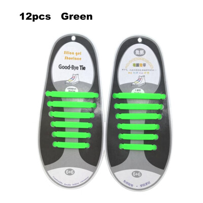 

No Tie Shoelaces Waterproof Elastic Silicone Tieless Shoe Lace for Athletic Running Multicolor for Sneaker Boots Board Casual Shoe