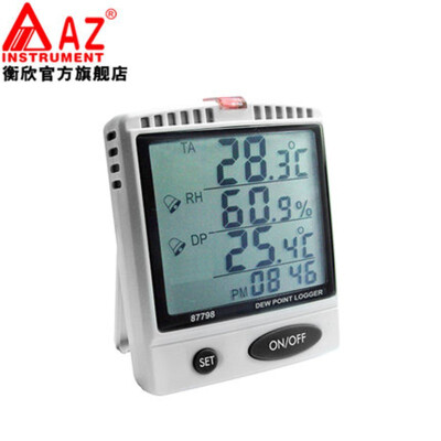 

AZ87798 Desktop Industrial Dew Point Humidity Temperature Tester with SD Card Logger