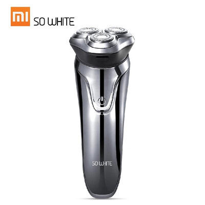 

Original Xiaomi SO WHITE ES03 Electric Shave Razor 3 Head Flex Dry Wet Shaving Washable Mode Comfy Clean USB Fast Charging