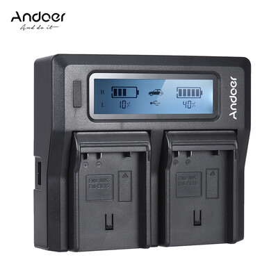 

Andoer NP-FZ100 Dual Channel LCD Camera Battery Charger for Sony A7III A9 A7RIII A7SIII