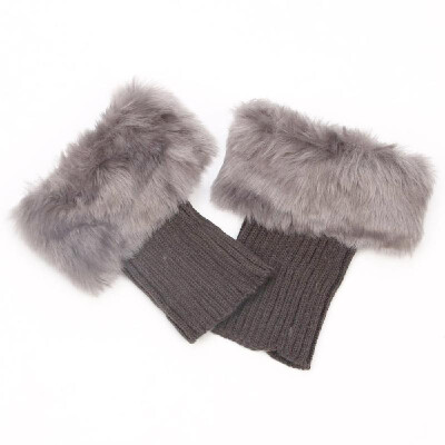 

Stylish Comfortable Calf Cover Warm Socks Set Winter Furry Calf Enveloped Short Sock