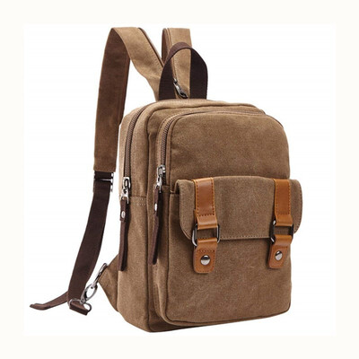 

Canvas bag men&women casual backpack multi-function fashion Japan&South Korea trend backpack shoulder bag