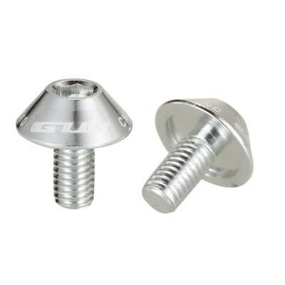 

GUB 1 Pair Bike Bottle Cage Screws M5x12mm Lightweight Aluminum Alloy Bottle Holder Bolt for MTB Bike Bicycle Water Bottle Rack