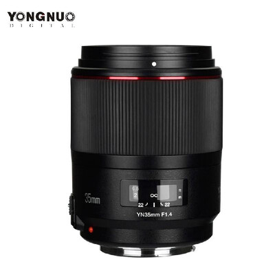 

YONGNUO YN35mm F14 Bright Aperture Standard Wide-Angle Prime Lens Full Frame AF MF DSLR Camera Lens for 67mm Filter for Canon 5DI
