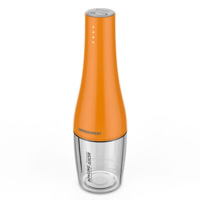 

SPEED FROG Portable 350ml USB Rechargeable Bowling Shake Juicer Cup Juice Blender Extractor Lemon Orange Small Pieces Fruits Squee