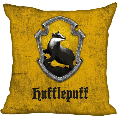 

Harry Potter Pillow Cover Bedroom Home Office Decorative Pillowcase Square Zipper Pillow Cases Satin Fabric No Fade