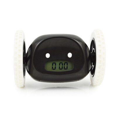 

Fashion Innovative Alarm Clock LED Digital Snooze Alarm with 2 Running Wheels