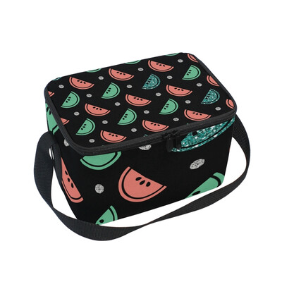 

ALAZA Insulated Lunch Box Colourful Fruit Lunch Bag for Men Women Portable Tote Bag Cooler Bag