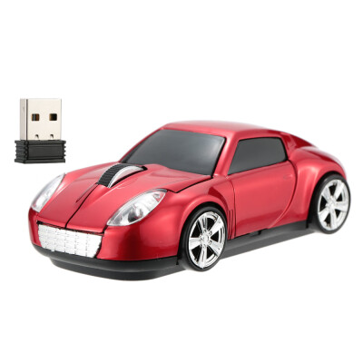 

24GHz Wireless Racing Car Shaped Optical USB MouseMice 3D 3 Buttons 1000 DPICPI for PC Laptop Desktop