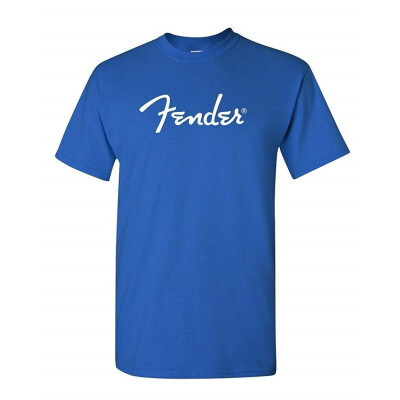 

Fender Stratocaster Logo Mens T-Shirt Guitar