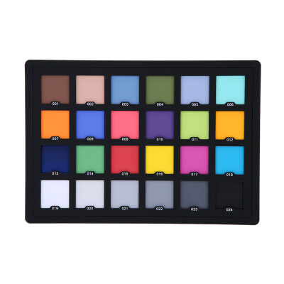 

Professional 24 Color Card Test for Superior Digital Color Correction
