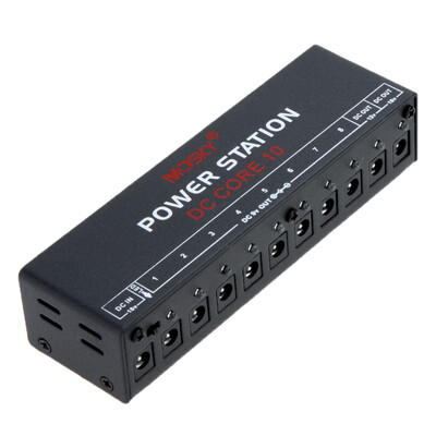 

Mini Power Supply Station 10 Isolated DC Outputs for 9V 12V 18V Guitar Effect with Power Cables