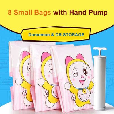 

8pcs Vacuum Bags for Clothes Free Stuff Space Saver Packaging Toy Organizer Sac Sous Vide Vetement Garment Bag