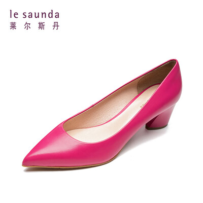 

Lyles Dan fashion elegant commute OL professional pointed feet shallow high heel shoes LS AM53203 pink 39