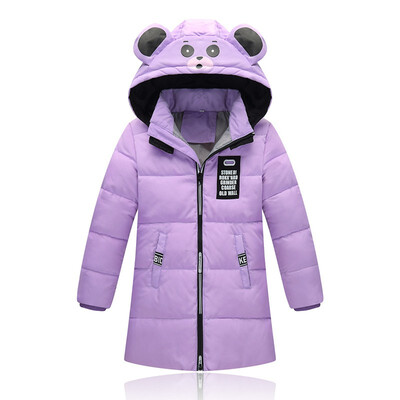 

2018 New Children Warm Autumn winter down jacket for girls Boys Hooded Clothing Kids Outerwear coat Teenage Parka girl clothes