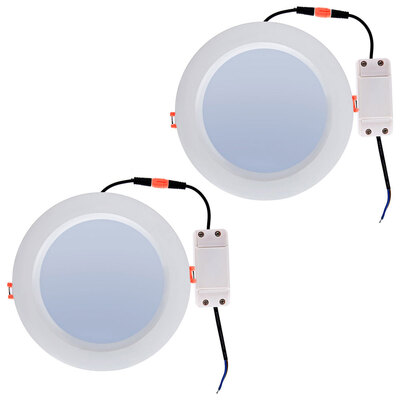 

Lightme 2pcs 3 Inch 5W 2700 - 3000K 380 - 400LM SMD2835 LED Down Light Energy Efficient Lighting