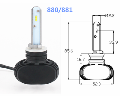 

Car Headlights Bulb 12V Super Bright Spotlight 9004 h4 led Auto Fog Light Hi Lo Beam 9005HB3 9006 H1 H11 H13 H7 Car Head lamp