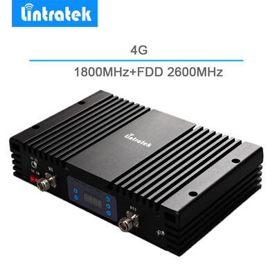 

High Gain 70db signal AGC MGC LCD Display 4G LTE 2600MHz 1800MHz GSM 4G Dual Band Signal Boosters 1800 2600 Cell Phones Mobile10