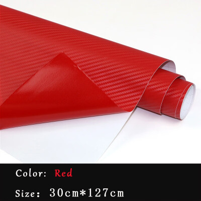 

30127CM 3D Carbon Fiber Vinyl Car Wrap Sheet Roll Film Car stickers&Decals Motorcycle Car Styling Accessories Automobiles