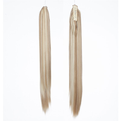 

24"-26" Claw Clip on Ponytail Real Long Pony Tail Clip in Hair Extensions
