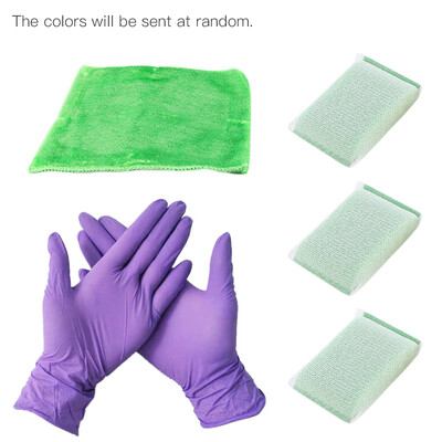 

Housework Kitchen Bowl Dishes Cleaning Tool Multi-functional Kitchen Accessories Rubber Gloves Dishcloth Wash Sponge