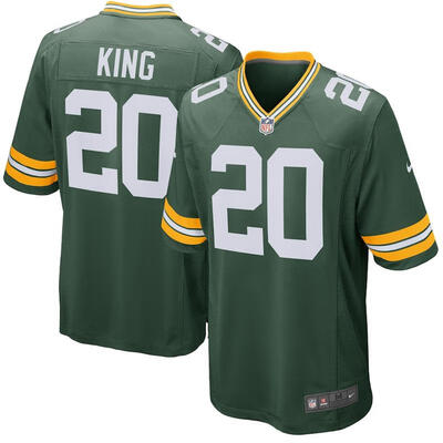 

Youth Football Jersey Green Bay Packers Kevin King Green Game Jersey