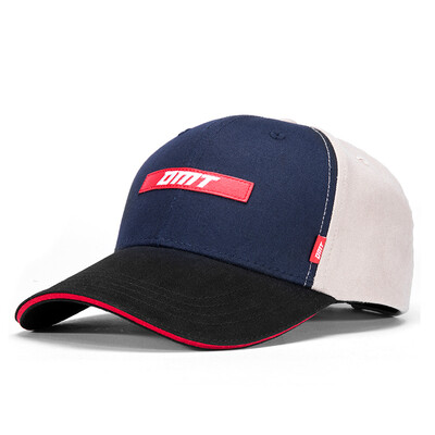 

OMTO x OMT baseball hat 2019 new original tide brand men&women Korean version of the cap street outdoor sports bending embroidery couple sun protection sun hat hip hop hat black code