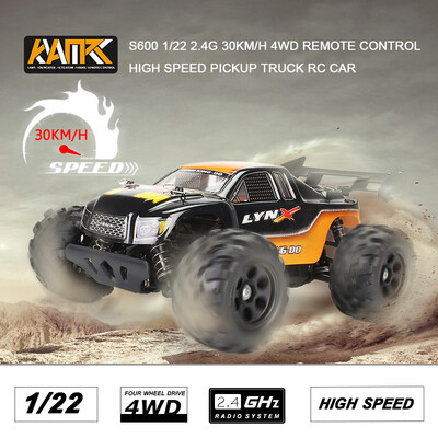 

KYAMRC S600 122 24G 30KMh 4WD Remote Control High Speed Pickup Truck RC Car
