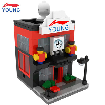 

Li Ning official flagship store building block toys this product is a gift do not buy separately Li Ninghong standard white standard black