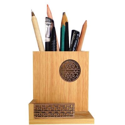 

Yi Mi pen holder creative Wen Chuang gift office supplies pen holder office cosmetics storage box mothers day gift to send mother gift utility 520 table gift to men&women friends
