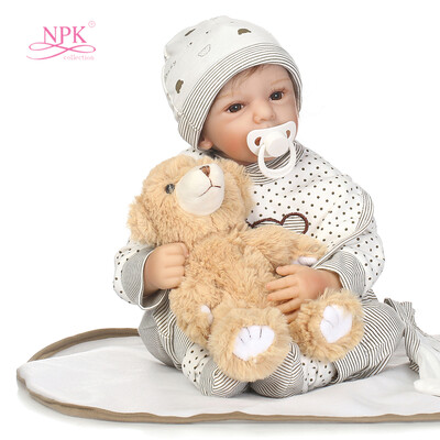 

19in Reborn Baby Rebirth Doll Kids Gift Cloth Material Body
