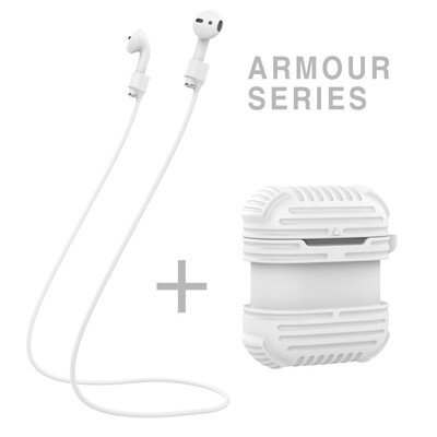 

Ai Simai airpods protective cover Apple Bluetooth headset silicone sleeve with anti-lost rope anti-fall two-in-one suit