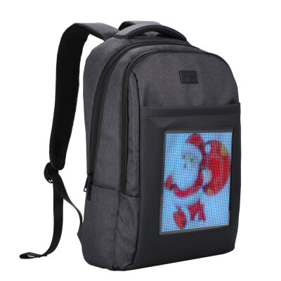 

Dynamic LED Cool Backbag Compact Advertising Backpack Laptop Schoolbag Double Shoulder Bag with Mobile Billboard for Outdoor Adver