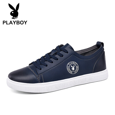 

Playboy PLAYBOY Korean version of the wild fashion trend casual shoes men comfortable wear DS81068 dark blue 41