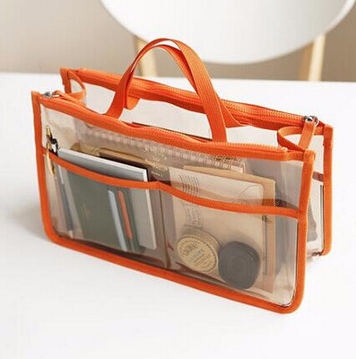 

Portable Transparent PVC Travel Storage Bag Small Handbag Waterproof Cosmetic Bags Cases Travel Toiletry Bag Organizer Pouch