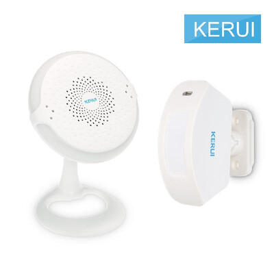 

KERUI 433MHz Colorful Light Doorbell Welcome Chime Doorbell 52 Songs Optional Customized Melody Night Light Wireless Motion Detect