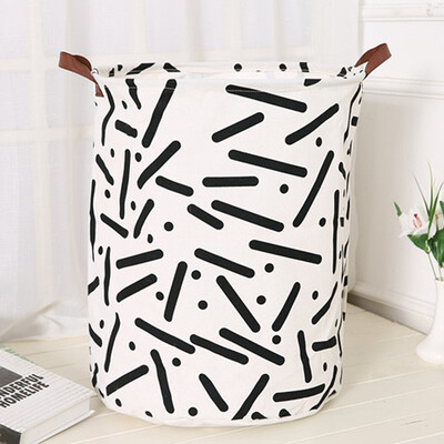 

NeillieN Household cloth dirty basket dirty basket folding basket toy clothing Cotton&linen Storage basket laundry basket