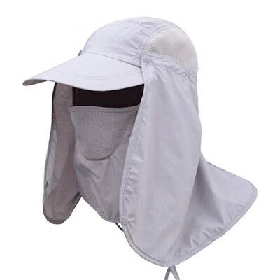 

Outdoor Sun-resistant Quick Drying Cap with Removable Neck Flap Cover&Face