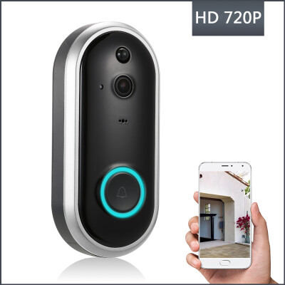 

Smart WIFI 720P Security Doorbell with Visual Recording Night Vision PIR Motion Detection Low Power Consumption Phone APP Remote H