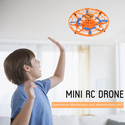 

RUNQIA TOYS RQ77-32 Mini Drone Hand Controlled Infrared Induction Altitude Hold for Kids Beginner Birthday Gift