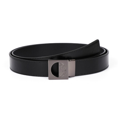 

VERSACE COLLECTION Versace luxury 19 spring&summer new mens black cow leather Medusa buckle belt belt V91138S VM00046 V000 115